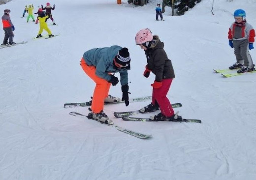 Lyžařský výcvik v areálu SKI Libín - 2. den